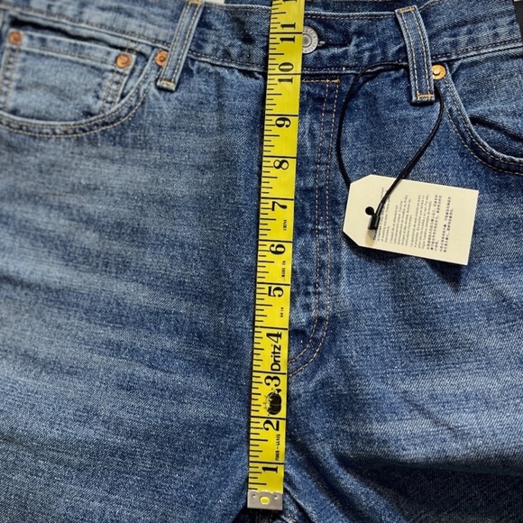 Levi’s 501 Selvedge Jeans Men's 34x32 Blue Premium Original NWT - Picture 12 of 16